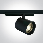 ONE Light COB Shop Range - Stromschienenstrahler - Ø 10 x 10 cm - DALI - 35W dimmbare LED inkl. - schwarz - warmweiße Lichtfarbe