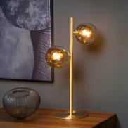 Lucide Tycho - Tischleuchte - 15 x 22 x 43 cm - matt gold
