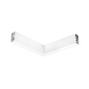 Nova Luce Dido - lineares Lichtprofil - 34,5 x 3,8 x 7 cm - 20W LED inkl. - weiß - weiße Lichtfarbe