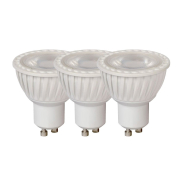 Lucide LED-Strahler (3er-Set) - Ø 5 x 5,3 cm - GU10 - 5W dimmbar - 3000K - weiß