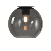 Artdelight Marino - Lampenschirm aus Glas - Ø 20 cm - geräuchert