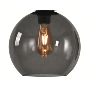 Artdelight Marino - Lampenschirm aus Glas - Ø 25 cm - geräuchert