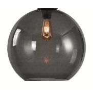 Artdelight Marino - Lampenschirm aus Glas - Ø 40 cm - geräuchert