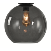 Artdelight Marino - Lampenschirm aus Glas - Ø 30 cm - geräuchert