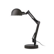 Faro Baobab - Schreibtischlampe - 34 x 16 x 49 cm - mattschwarz
