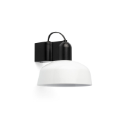 Faro Tatawin - Wandleuchte - Ø 18,4 x 15,5 cm - schwarz satiniert und weiß glänzend