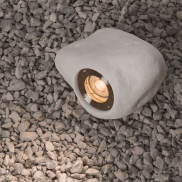 Nova Luce Petra - Gartenpfosten - 20 x 12 x 14 cm - IP65 - Weiß
