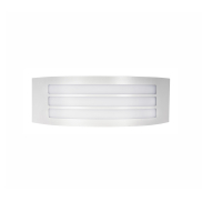 Nova Luce Zenith - Außenwandleuchte - 30,5 x 9 x 10,5 cm - IP44 - weiß