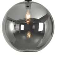 Artdelight Marino - Lampenschirm aus Glas - Ø 40 cm - titan
