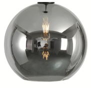 Artdelight Marino - Lampenschirm aus Glas - Ø 30 cm - titan