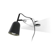 Faro Studio - Klemmleuchte - 9 x 30 x 14 cm - schwarz und creme