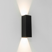 Artdelight Vegas - Wandleuchte - 8 x 8 x 25 cm - 2 x 4W dimmbare LED inkl. - IP65 - schwarz