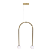 Maxlight Enigma - Pendelleuchte - 40 x 180 cm - 2 x 2W LED inkl - gold