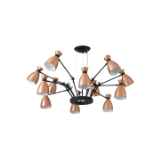Faro Retro - Hängeleuchte - Ø 132 x 45 cm - Kupfer matt