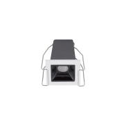 Nova Luce Akira - Einbaustrahler - 4,5 x 4,5 cm - 37 x 37 mm Einbaumaß - inkl. 3W LED - schwarz - warmweiß