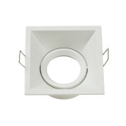 Projectlight Tobbe - Einbaustrahler - 90 x 90 x 120 mm - 80 x 80 mm Einbaumaß - weiß