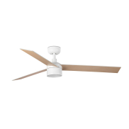 Faro Rudder Tek 3 L - deckenventilator mit licht - Ø 132 cm - matt weiß - 3000K