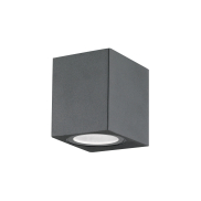 Nova Luce Nero - Außenwandleuchte - 6,7 x 8 x 8 cm - IP54 - dunkelgrau