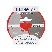 Elmark PVC-Isolierband 19mm - 20 Meter Länge - rot