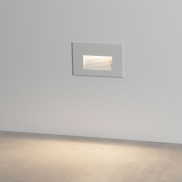 Nova Luce Polka - Wandeinbauleuchte - 12 x 8 x 7,4 cm - 4W LED inkl. - IP65 - Sand Weiß