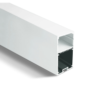 ONE Light Surface/Suspended Wide Profiles - 3,6 x 6,7 cm - 200 cm Länge - weiß