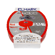 Elmark PVC-Isolierband 19mm - 10 Meter Länge - rot