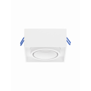 Nova Luce Brook - Einbaustrahler - 9,6 x 9,6 x 7,8 cm, Einbaumaß 79 mm - weiß