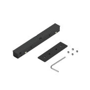 VK Lighting Eiva - Magnetisches Schienensystem - Elektrischer und mechanischer Verbinder für Aufbauprofil - Schwarz