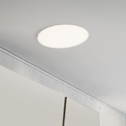 Nova Luce Perfect Profile Trimless - Einbaustrahler - Ø 640 mm, 670 mm Einbaumaß - 40W dimmbare LED inkl. - 3000K - weiß