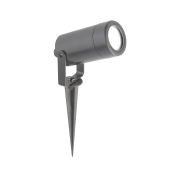 Searchlight Outdoor - Bodenstrahler auf Erdspieß - 32 x 25 cm - IP44 - grau