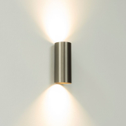 Artdelight Roulo2 - Wandleuchte - Ø 6,5 x 15,4 cm - hellbronze