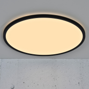Nordlux Oja - Deckenleuchte - Ø 60 x 3,2 cm - 3 Stufen Moodmaker Funktion - 38W LED inkl. (2700K) - schwarz