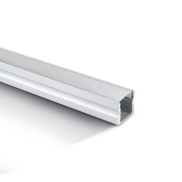 ONE Lichtprofil mit Diffusor - 200 cm - weiß und opal