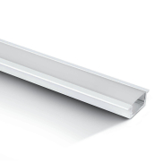 ONE Light Einbauprofil mit Diffusor - 200 cm - weiß und opal