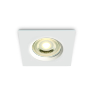 ONE Light Bathroom Range - Einbaustrahler - 85 x 85 mm, Ø 68 mm Einbaumaß - IP65 - weiß