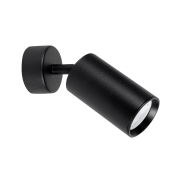 Nova Luce Wan - Aufbaustrahler - Ø 5,6 x 15 cm - schwarz