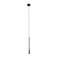 Faro Diana 400 – hängelampe – Ø 3,2 x 40 cm – 6W LED inkl. - dunkelbraun