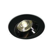 ONE Light Dark Mirror Reflector - Einbaustrahler - Ø 160 mm, Ø 140 mm Einbaumaß - inkl. 20W LED - schwarz