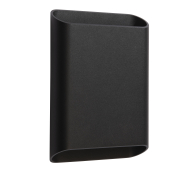 Artdelight Diaz - wandleuchte - 4 x 14,5 x 20 cm - 2 x 6W LED inkl. - IP65 - schwarz