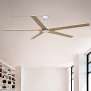 Faro Bigwood 20 XL - deckenventilator - Ø 200 cm - matt Weiß und Kiefer
