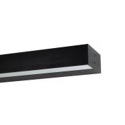 Leuchtenkönig Wall Line – Wandleuchte – Profil 3,3 x 7 cm – 19,2W LED pro Meter – schwarz – IP20