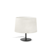 Faro Windsor – tischlampe – Ø 48,5 x 51 x 29 cm – mattschwarz und leinen