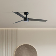Faro Rudder L - Deckenventilator mit Licht - Ø 132 cm - matt schwarz
