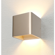Artdelight Fulda - Wandleuchte - 10 x 10 x 10 cm - 6W dimmbare LED inkl. - champagner