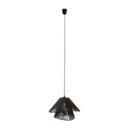 Maxlight Amalfi II - Pendelleuchte - Ø 45 x 165 cm - schwarz