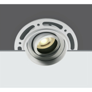 ONE Light Trimless GU10 Range - Einbaustrahler - Ø 120 mm, Ø 82 mm Einbaumaß - weiß