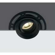ONE Light Trimless GU10 Range - Einbaustrahler - Ø 120 mm, Ø 82 mm Einbaumaß - schwarz