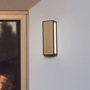 Nova Luce Astral - Außenwandleuchte - 8,6 x 25,8 x 9 cm - 10W LED inkl. - IP65 - dunkel anthrazit und holz