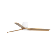 Faro Heywood Tub L - deckenventilator - Ø 132 cm - matt weiß und pino