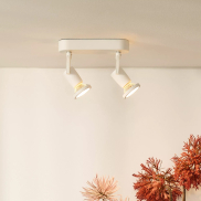Lucide Jaster 2 - Aufbaustrahler - 20 x 6 x 15,5 cm - 2 x 5W LED inkl. - weiß